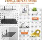 G.CORE Pegboard Organizer Accessories 18 Pack, Peg Board Hooks Assortment Organizer Accessory, Various Tools Storage Arrange System Kit for Garage Craft Workshop Workbench Hobby Office