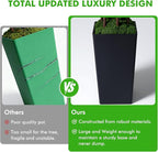 Artificial Dracaena Tree Indoor, 5Ft Faux Plants Indoor with Black Tall Planter - Faux Yucca Tall Fake Floor Plant in Pot - Artificial Plant for Home Office Living Room Decor Indoor