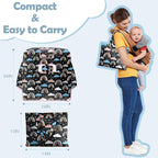 Shopping Cart Cover for Baby Girl Boy 2-in-1 High Chair Water Resistant High Chair Cover w/Phone Pouch Pocket Gender Neutral Cart Cover for Zebra Texture Babies Padded Grocery Cart Cover for Baby