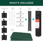 Best Choice Products 10x10ft 1-Person Setup Pop Up Canopy Tent Instant Portable Shelter w/ 1-Button Push, Case, 4 Weight Bags - Dark Green