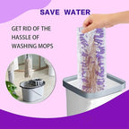 Disposable Mopping Pad Refills for PowerMop Multi-Surface Mop and PowerMop Wood Mop, Spray Clean Pads Replacement (Purple -15)
