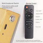 Wireless 15.7in Gold Brass Picture Light – Rechargeable LED Wall Art Lamp with Remote Control, Timer, Adjustable Arm, 3 Color Temperatures & Stepless Dimming, for Living Room and Gallery Lighting