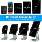 AboveTEK Elegant Tablet Stand, Aluminum Holder for 7-13 inch Tablets, Desktop Kiosk POS Stand Compatible w/iPad Pro Air Mini, Galaxy Tab, Tablet Mount for Store Office Reception Kitchen (Gray)