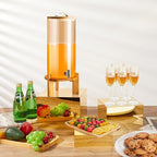 3 Pcs Acrylic Risers for Display, Acrylic Cube Boxes Gold Risers Food Display Risers Stand Shelf for Catering Dessert Collectibles Jewelry Figures Party (Gold 3pc)
