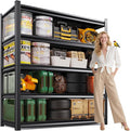 5-Tier Garage Shelving Heavy Duty, Adjustable Metal Shelving Unit, 2500LBS Garage Storage Shelves, Easy Assembly Steel Shelving, Utility Storage Rack Shelf for Warehouse, 72”H*35.4”W*16”D