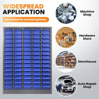 75 Drawers Alloy Steel Nut and Bolt Organizer, Parts Cabinet with Adjustable Shelves and Label Stickers, Bolt Organizer for Nuts Bolts Parts Screws Small Items