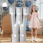 Marquee Letters 3 Feet Tall Large Light Up Letters Decorations Wedding Engagement Proposal White Party Decorations Marry Me Sign Big Cardboard Backdrop W