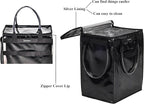 Reusable Grocery Bag On Wheels Large Capacity Shopping Trolley Foldable Rolling Tote Bag with Heavy Duty Handle for Travel