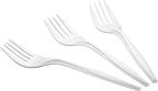 Plastic Forks, Disposable Silverware cutlery, White, Bulk 1000 Count,