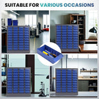 40 Drawers Parts Cabinet for Nuts, Bolts, Screws, Nut and Bolt Organizer with ABS Material Drawer, Bolt Bin Tool Storage Cabinet in Workshop, Garage, Office (40 Drawers)