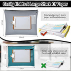2 Pcs Interoffice Mailer Canvas Transit Sack Zipper Bag 18" x 14" Large Zipper Pouch with Grommet Interoffice Mail Bag (Gray)