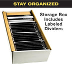 Excello 8" Red and Black Marquee Sign Letter Box Set