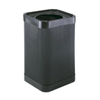 Safco At-Your-Disposal Trash Can, 38 Gallon Modern Plastic Garbage Can for Offices, Break Rooms, Indoor Use, Black