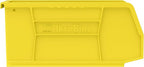 Akro-Mils 30237 AkroBins Plastic Storage Bins, Space-Saving Stackable Bins for Garage, Pantry, Craft Organization, 9-" x 6-" x 5-", Yellow, 12-Pack