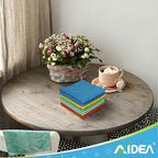 AIDEA Microfiber Cleaning Cloth, 10PK, Soft Absorbent Rags, Microfiber Towels for Cars, Kitchen Towels, Dusting Cloth for Home, Window, Cleaning Supplies, 12"×12"