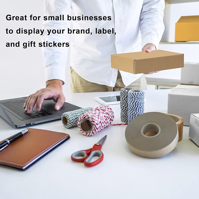MEBRUDY 9x6x2 Inches Shipping Boxes Pack of 40, Small Corrugated Cardboard Box for Mailing Mailer Packing, Brown
