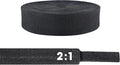 2 to 1 Heat Shrink Braided Sleeving 1/2" - 24 feet Pliable Shrinkable Fabric Sleeve for Protection Automotive/Electronics Cable/Wire/Hose/Harness