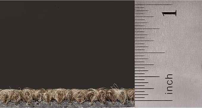 Mohawk Basics 24" x 24" Berber (Loop pile), 0.07" Pile Height, Carpet Tile, PET Fiber, Walnut Color, (24 Tiles), (96 sqft/carton)
