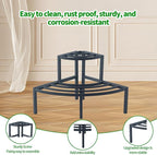 Aluminum 2-Tier Plant Stand Lightweight, Sturdy, and Rust-Free Corner Shelf Ladder Rack Perfect for Indoor and Outdoor Greenery Display