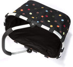 reisenthel carrybag dots - Sturdy shopping basket with plenty of storage space and practical inner pocket - Elegant and water-repellent design