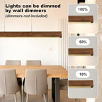 EDISLIVE Wood Linear LED Pendant Light Dimmable LED Chandelier 47.2 in Adjustable Linear Hanging Light Fixture 3000K 25W Island Light for Dinning Room Kitchen