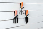 FELLER Slatwall Hooks and Slatwall Accessories - 20 Pack Premium Heavy Duty Single and Double Slatwall Hooks & Hangers for Efficient Storage, Used as Proslat Accessories