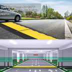 CXRCY 5 Channel Cable Protectors Ramp, 2Pack Cable Ramps,18000lbs Capacity Heavy Duty Rubber Driveway Traffic Speed Bumps Hose Cord Cable Protector Ramp for Wire/Hose/Pipe Hider