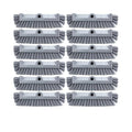 SPARTA Multi-Level Tile Scrub Brush 12" Wide Brush Head, Heavy-Duty Tile Cleaning Brush with End Bristles for Commercial Tiles, Tubs and Floor, Plastic, 12 Inches, Gray, (Pack of 12)