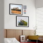VCK 18x24 Frame 2 Pack, Solid Wood Poster Frame Black, Display Picture 16x20 with Mat or 18x24 without Mat, Horizontal and Vertical Formats with Included Hanging Hardware