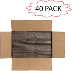 Calenzana 6x4x4 Shipping Boxes Set of 40, Small Corrugated Cardboard Box for Mailing Packing Gifts, White