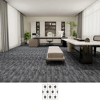Carpet Tiles 24"x 24" 18PCS Non-Slip Soft Floor Carpet for Office, Bedroom, Living Room, Kitchen, Garage,Easy DIY Installation Seamless Floor Tiles Rug,Grey