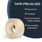 PATIKIL Maple Edge Banding, 2 in x 25 ft Wood Veneer Tape, Pre-glued Flexible