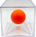 Baseball & Golf Ball Display Case Acrylic Cube Square Clear Memorabilia Display & Storage Sports Official Baseball Accessories (Golf Ball Case, Standard)