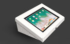 TABcare Easy Wall Mount Security Tablet Kiosk for Samsung Galaxy TAB S9 FE 10.9" S10 Lite Designed for Integration of USB Hub, Printer, CC Reader & All Your Peripherals (White)