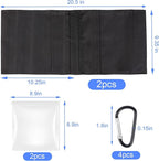 2 Pack Sand Bags, Black Sand Bags for Weight, Heavy Duty Sandbags for Umbrella Base, Photography Video Equipment, Light Tripod, Fishing Chair, Sports, Backdrop Stand, Camping, Tent