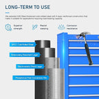 7-Drawers Garage Tool Chest, Large Capacity Tool Cabinet Heavy Duty Mechanic Rolling Tool Box Metal Locking Tool Cart with Drawers and Wheels for Storage
