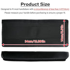 2Pcs 13.38 * 5.51inches Stroller Handlebar Cover,Pushchair Armrest Handle Protector Cover,Pram Bumper Bar Dustproof Handle Gloves Replacement Removable Universal Protective Case Grip Bar Covers