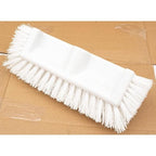 SPARTA Multi-Level Tile Scrub Brush 12" Wide Brush Head, Heavy-Duty Tile Cleaning Brush with End Bristles for Commercial Tiles, Tubs and Floor, Plastic, 12 Inches, White, (Pack of 12)