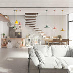 KCO Lighting Modern Cone Pendant Light 3-Pack Nordic Macaron Pendant Light Minimalist Adjustable Hanging Light Ceiling Mount Kitchen Island Pendant Lighting (Small)