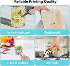 Label Maker Machine - Portable Bluetooth Mini Label Printer - Smartphone Handheld Thermal Sticker Small Labeler Multiple Templates Font Icon Inkless Custom Label for Home Kids School Items