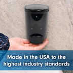 PolyJohn PSD1-1001: Wall-Mounted Liquid Hand Soap & Sanitizer Dispenser - Made in USA, Leakproof, Easy Install, UV Fade Resistant, Durable, Accepts Any Generic soap or Alcohol Based sanitizer