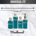 Mouthwash Dispenser Label Tags 1 pc (Silver)