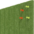 Large Felt Bulletin Board 23x47 Inch, 8pcs Peel and Stick Felt Wall Tiles Modern Push Pin Board for Wall Organization