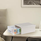 Readsky 18 Quart Large Stackable Drawer Unit, Plastic Compact Stacking Storage Drawer, 3 Packs
