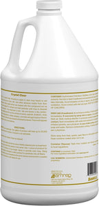 MISTY Crystal Clear Dust Mop Treatment - 1 Gallon (Case of 4) 1003411 - Helps in Removal of Dirt, and Abrasive Matter from Wood, Asphalt, Linoleum, Vinyl, VCT, Rubber, Concrete, and Gym Floors