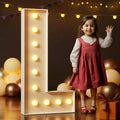Marquee Letters 4 Feet Tall Large Light Up Letters L Happy Birthday Decorations Marry Me Engagement Party Decor Yellow Light Birthday Decorations Balloon Arch Kit Foam Sign L