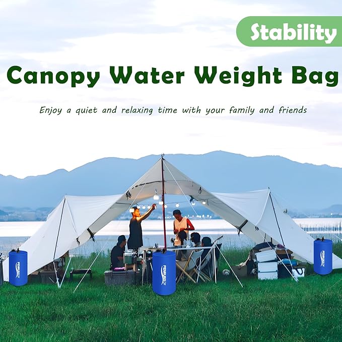 Canopy Water Weight Bag,220 LBS Heavy Duty Tent Weights Set of 4 Leg Weights for Pop Up Canopy,Tent,Gazebo,Carport,Blue
