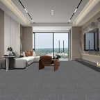 ALTRUISTIC Heavy Duty Commercial Carpet Tiles 24" x 24", 18 Pcs/72 sq ft (FlexLok tabs Included),Non-Slip Soft Square Carpet Floor Tile for Office Bedroom Living Room Kitchen Garage Gym (Blue)