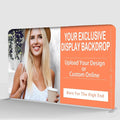 Custom Tension Fabric Display Backdrop, Step and Repeat Stand Banner For Events, Trade Show,Display Backdrop Booth, Weddings And Advertising