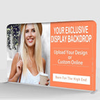 Custom Tension Fabric Display Backdrop, Step and Repeat Stand Banner For Events, Trade Show,Display Backdrop Booth, Weddings And Advertising